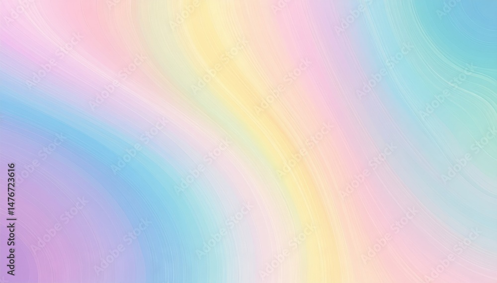 Poster creating a serene abstract artwork digital medium colorful gradient tranquil environment artistic vi