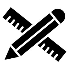 design tools glyph icon