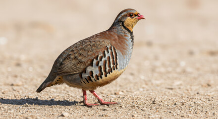 Red legged partridge bird wildlife animal photo