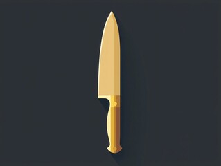 Gold Chef Knife