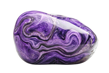 Fototapeta premium Stunning Purple Gemstone Specimen . Transparent background PNG