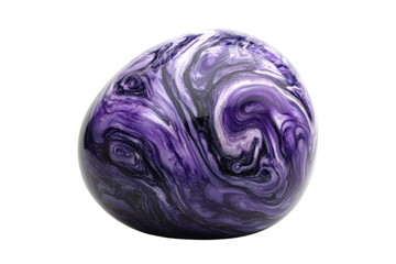 Fototapeta premium Stunning Purple Gemstone Sphere: A Masterpiece of Nature's Art . Transparent background PNG