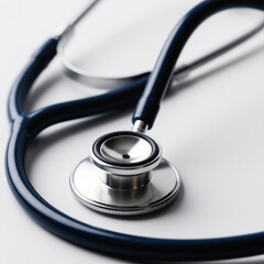 Stethoscope on white background 