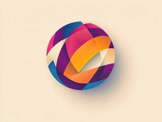 Abstract Colorful Orb
