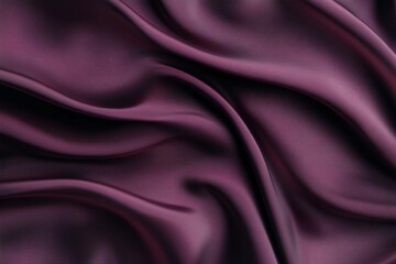 Obraz premium Lush Plum Fabric Drapes Elegantly, Inviting Tactile Exploration and Imagination Generative AI