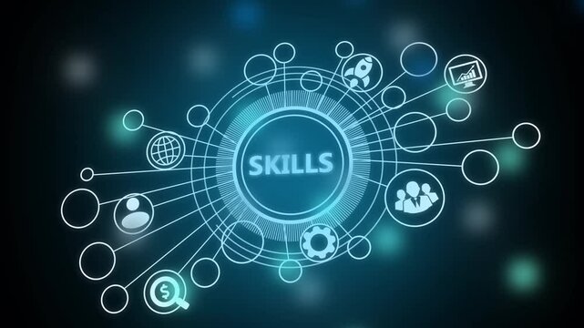 Internet, business, Technology and network concept.Coach motivation to skills improvement. Education concept. Training. Leadership skills. Human abilities