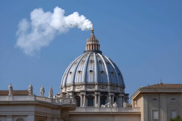 St. Peter's Basilica Dome: A Serene Architectural Masterpiece