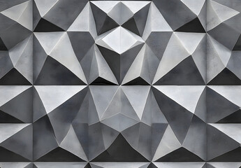 Fototapeta premium Subtle gray triangle geometric pattern, abstract texture background, clean, gray