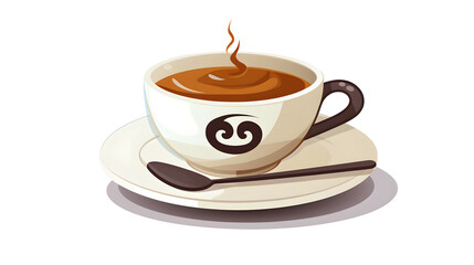 Obraz premium Professional Free WiFi Wireless Internet and Coffee Design Cartoon Image