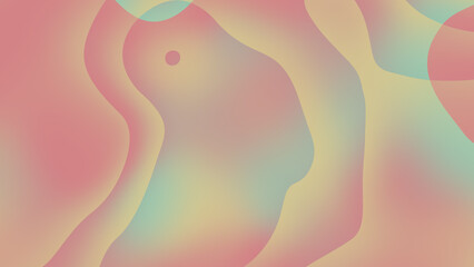 Pink and green abstract gradients shapes blend smoothly, suitable for modern design projects, backgrounds, websites, social media posts, presentations, and digital marketing campaigns.