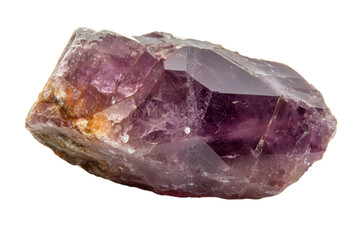 Fototapeta premium Stunning Purple Amethyst Crystal Specimen . Transparent background PNG