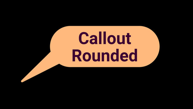 Callout Rounded