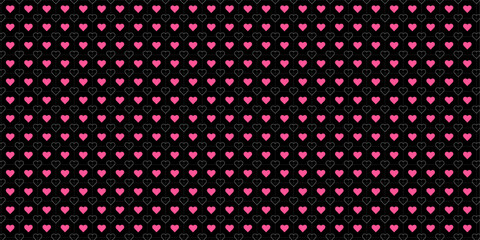 Seamless Heart Grid Pattern Background – Romantic Love Design for Valentine’s Day, Wedding, Anniversary, Cards, Fabric, Wallpaper, Greeting, Cover with red color