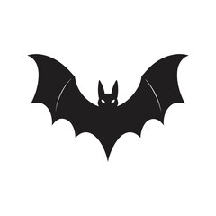 halloween bat vector illustration silhouettes