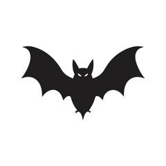 halloween bat vector illustration silhouettes