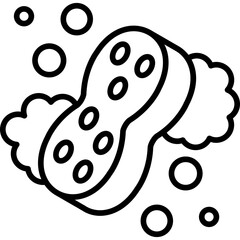 Sponge Icon Vector Element