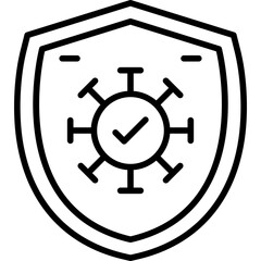 Antivirus Icon Vector Element