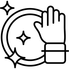 Washing Dishes Icon Vector Element