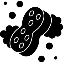Sponge Icon Vector Element