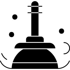 Plunger Icon Vector Element