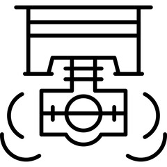 Piston Icon Vector Element