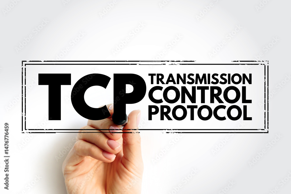 Aufkleber tcp - transmission control protocol is a standard that defines how to establish and maintain a netwo