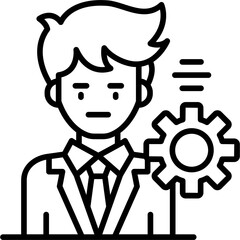 Management Icon Vector Element