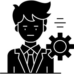 Management Icon Vector Element