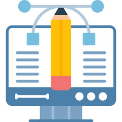 Computer Graphic Icon Vector Element