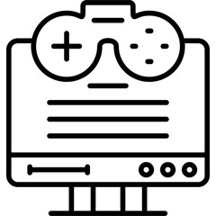 Personal Computer Icon Vector Element