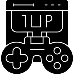 1up Icon Vector Element