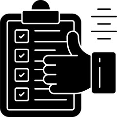 Obraz premium Checklist Icon Vector Element