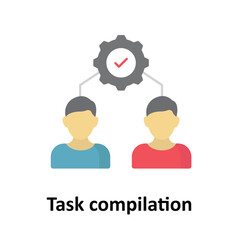 Task compilation Vector icon which can easily modify or edit