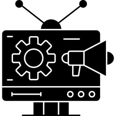 Broadcast Icon Vector Element