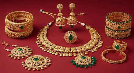 Emerald & Gold: A Regal Ensemble