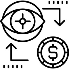 Eye Icon Vector Element