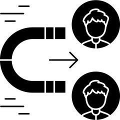 Magnet Icon Vector Element