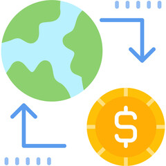 Worldwide Icon Vector Element