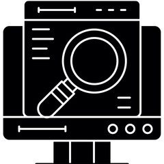 Research Icon Vector Element