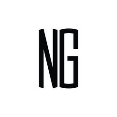 NG monogram logo design letter text name symbol monochrome logotype alphabet character simple logo