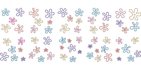 Obraz premium Abstract Colorful Sponge Pattern Background – Hand Drawn Doodle Design