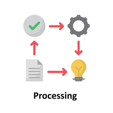 Processing Vector icon which can easily modify or edit