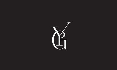 YG, GY , G, Y Abstract Letters Logo Monogram