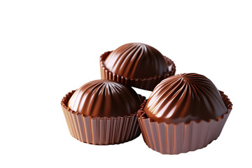 a group of chocolate candies