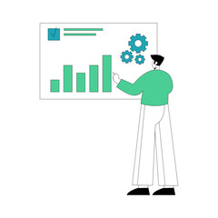 Businessman Leadership Illustration