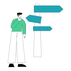 Businessman Leadership Illustration