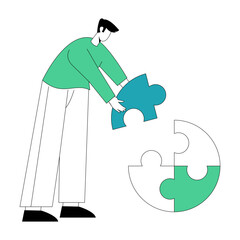 Businessman Leadership Illustration