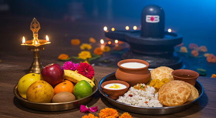 Mahashivratri Fasting Symbol Illustration