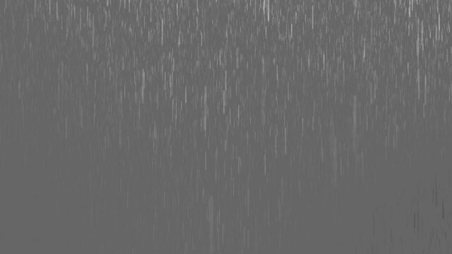 This loopable rain footage features naturally falling raindrops at a consistent speed and density, allowing easy integration into a wide variety of creative projects. The green screen background 