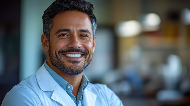 Smiling Medical Professional Indoors
